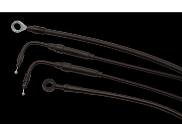 Harley Davidson FLHR [2000-2003] – 18" Gorilla Bar Kabelsatz Schwarz Vinyl Nicht-ABS - 0
