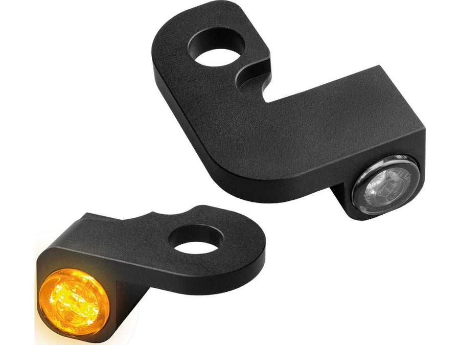 Harley Davidson Softail Hinweis [1990-2014] – NANO Series LED Blinker Schwarz