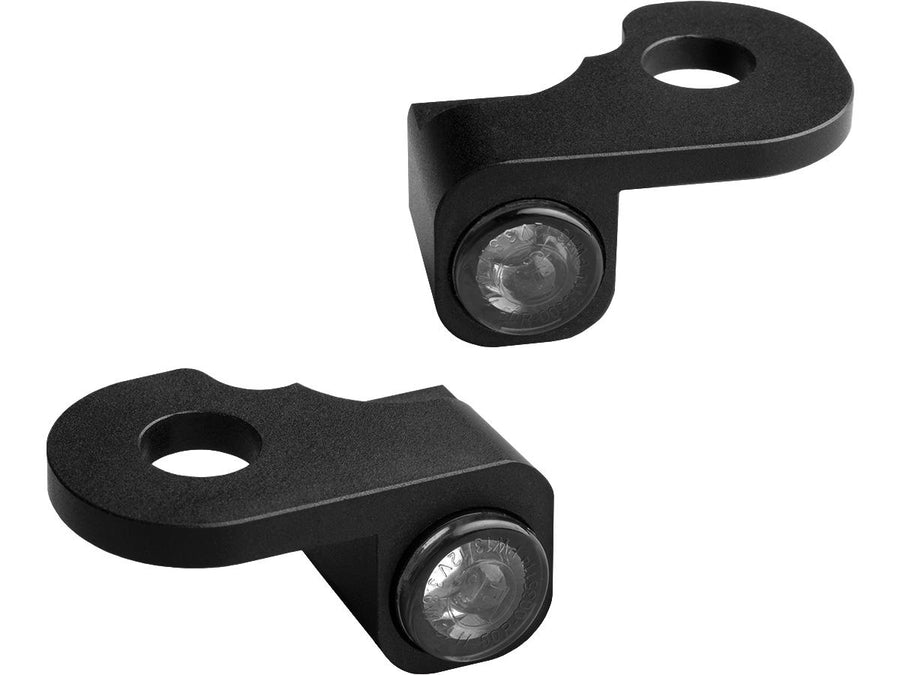 Harley Davidson Touring [2014-2020] – NANO Serie LED Blinker Schwarz Eloxiert