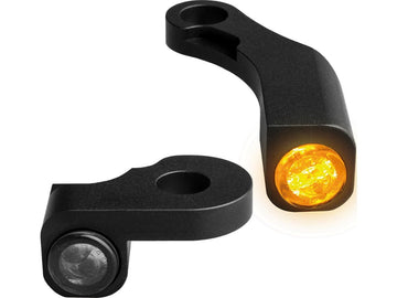 Harley Davidson Softail Hinweis [2018-2024] – NANO Series LED Blinker Schwarz - 0