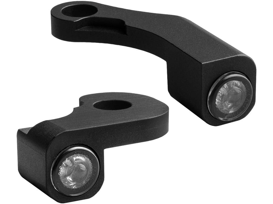 Harley Davidson Touring Hinweis [2009-2013] – NANO Serie LED Blinker Schwarz Eloxiert