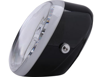 Harley Davidson – Ovales Scheinwerfer Schwarz H9 - 0