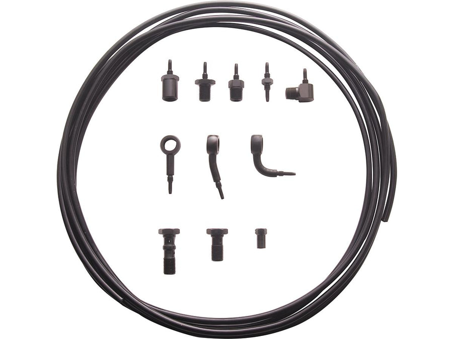 Harley Davidson FLHR [1994-2003] – Econoline Bremsleitungssatz Edelstahl klar