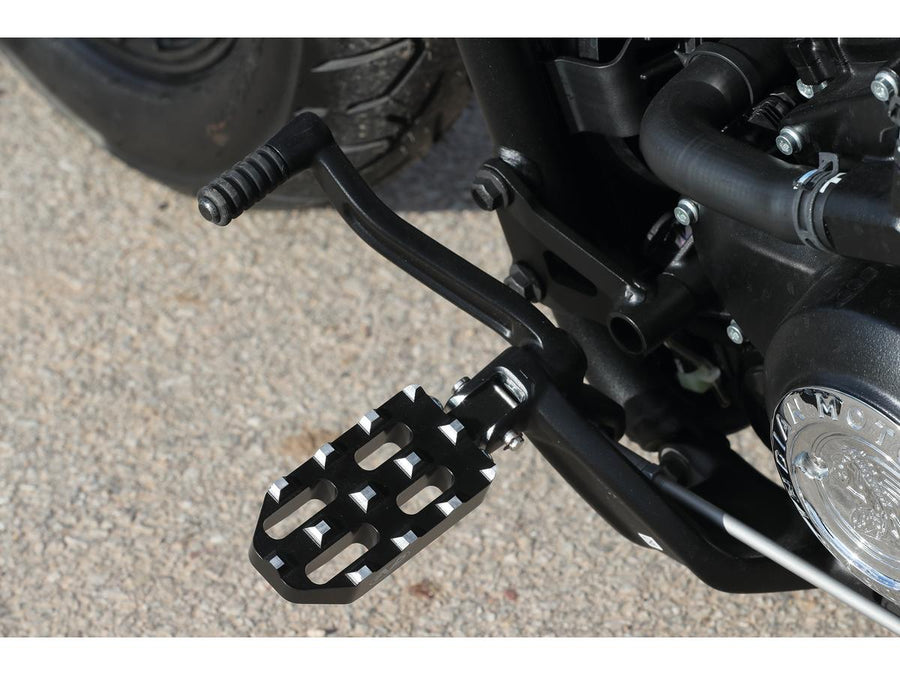 Harley Davidson Indian Scout [2025-2025] – Pilot Twin Fußrasten-Set Schwarz