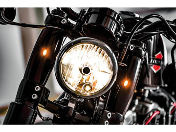 Harley Davidson Dyna [2006-2017] – Athene Gabelrohrabdeckungen oben mit integrierten - 0
