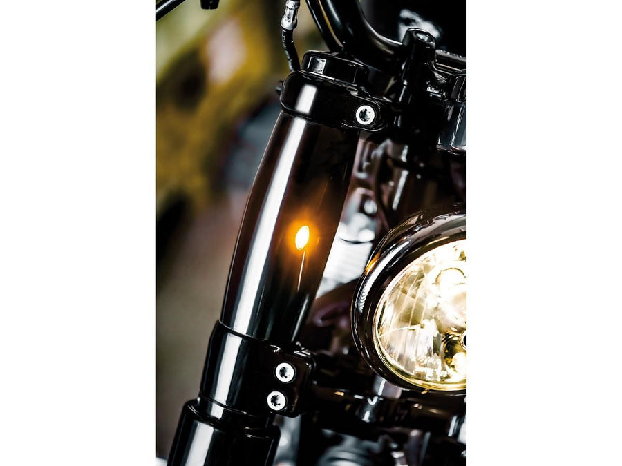 Harley Davidson XL1200X Hinweis [2010-2015] – Athene Gabelrohrabdeckungen oben mit
