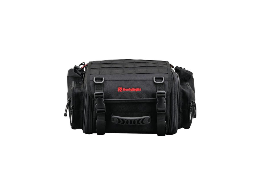 Harley Davidson – Erweiterbare Sitztasche mit variablem Volumen von 20 - 26 l Schwarz