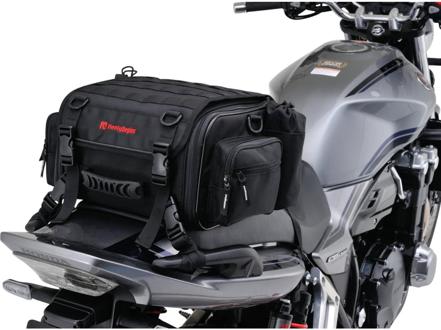 Harley Davidson – Erweiterbare Sitztasche mit variablem Volumen von 20 - 26 l Schwarz