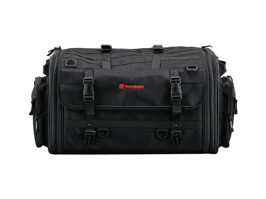 Harley Davidson – Erweiterbare Sitztasche mit variablem Volumen von 53 - 70 l Schwarz