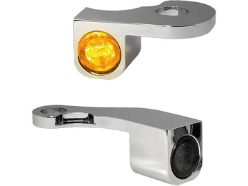 Harley Davidson LiveWire [2020-2021] – NANO Serie LED Blinker Chrom Rauch LED - 0