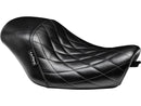Harley Davidson Sportster Hinweis [2007-2009] – Bare Bones Solo Sitz Diamond Stitch-3