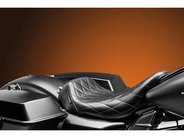 Harley Davidson Touring [2002-2007] – Bare Bones Solo Sitz Diamond Stitch Schwarzes