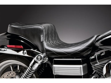 Harley Davidson FXSBSE [2013-2014] -Cherokee Seat Diamond Placera svart vinyl