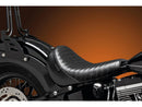 Harley Davidson FLS [2016-2017] – Bare Bones Solo Sitz Gefaltete Naht Schwarzes Vinyl-3
