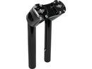 Harley Davidson FX [1974-1978] – 8" Clubstyle Pullback Risers mit schwarzer Klemme-1