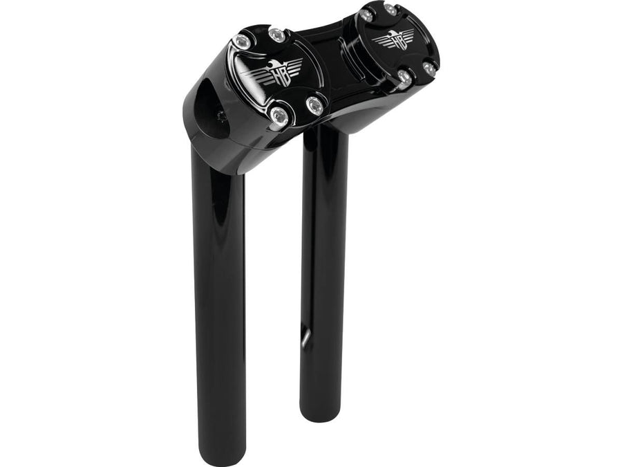 Harley Davidson FX [1974-1978] – 10" Club-Style Pullback-Riser mit schwarzer Klemme