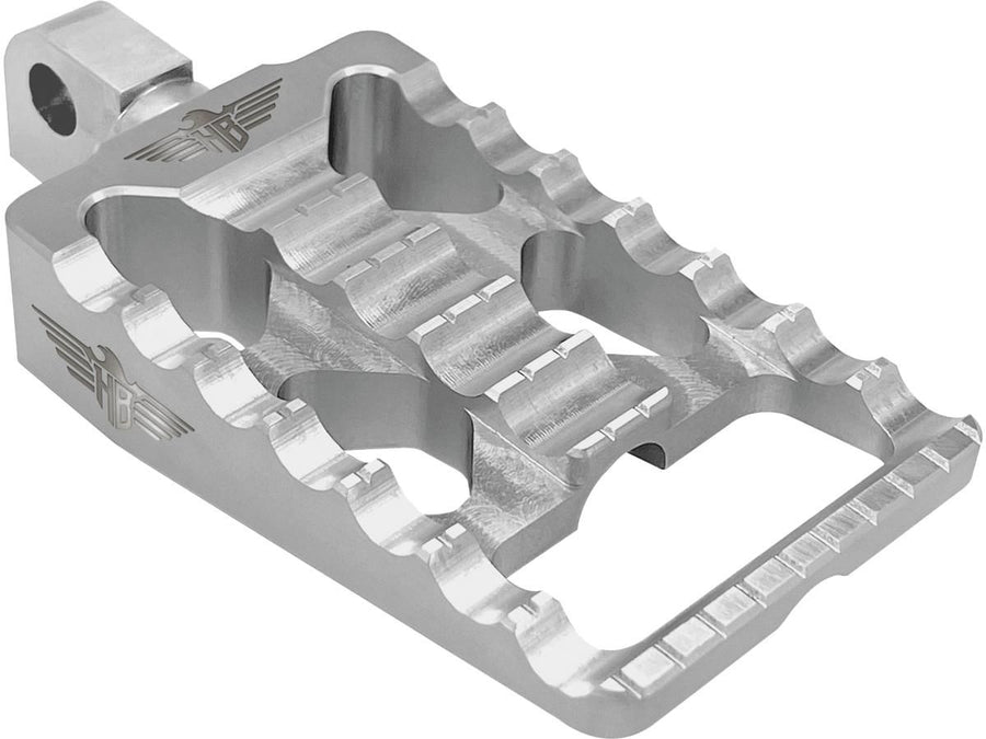 Harley Davidson Softail [2018-2025] -MX V1 Footrest Silver Anodized