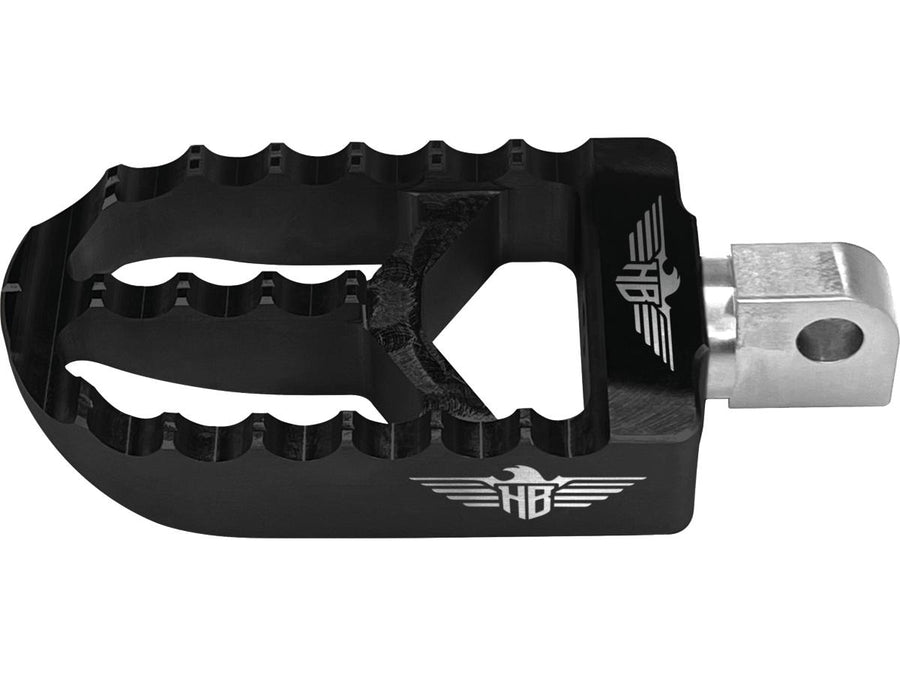 Harley Davidson Sportster [1991-2020] – MX V2 Fußrasten Schwarz Eloxiert