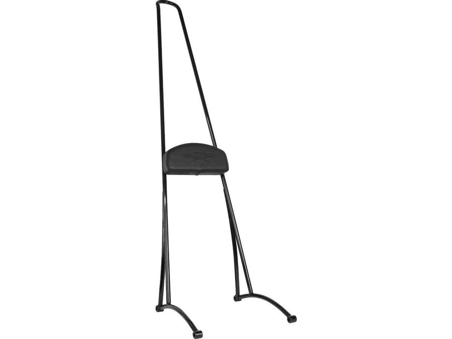 Harley Davidson Dyna Note [2006-2017] -Very High Sissy Bar med klädd svart