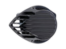 Harley Davidson Dyna [2000-2017] -Ribbed Air Filter Black Anodized-1