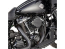 Harley Davidson Dyna [2000-2017] -Ribbed Air Filter Black Anodized-3