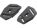 Harley Davidson Touring [1985-2025] – Speedliner Sozius Trittbretter Schwarz Eloxiert-1