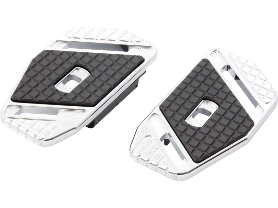 Harley Davidson Touring [1985-2025] -Peedliner Passenger TreadMear Chrome