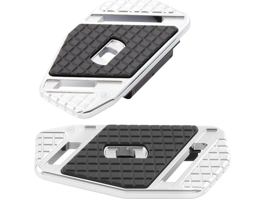 Harley Davidson Touring [1985-2025] -Peedliner Passenger TreadMear Chrome