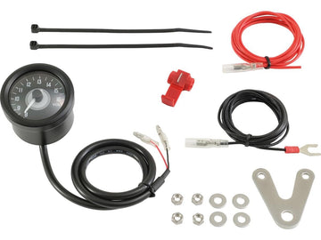 Harley Davidson - Velona 48 Voltmeter Modern Design (Typ A) Black