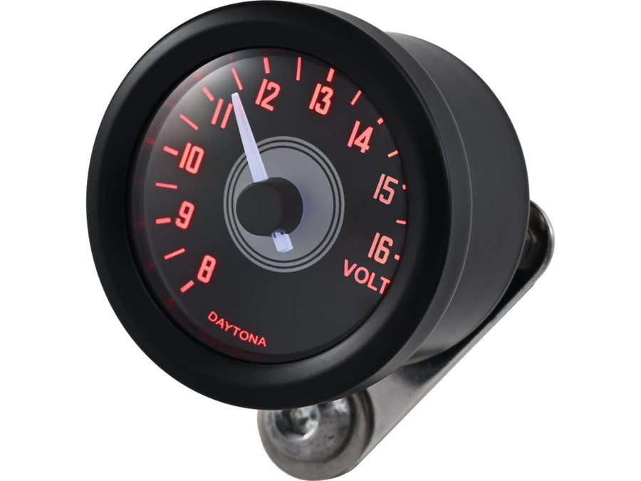 Harley Davidson - Velona 48 Voltmeter Modern Design (Typ A) Black
