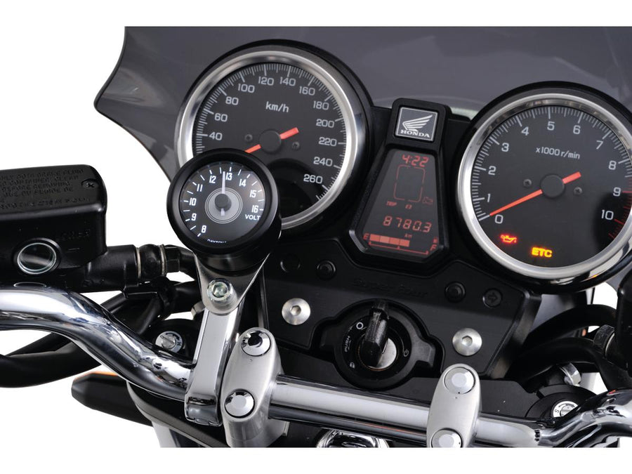 Harley Davidson - Velona 48 Voltmeter Modern Design (Typ A) Black