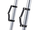 Harley Davidson - Justerbar CNC -strålkastare 39mm gaffelmontering svart-3
