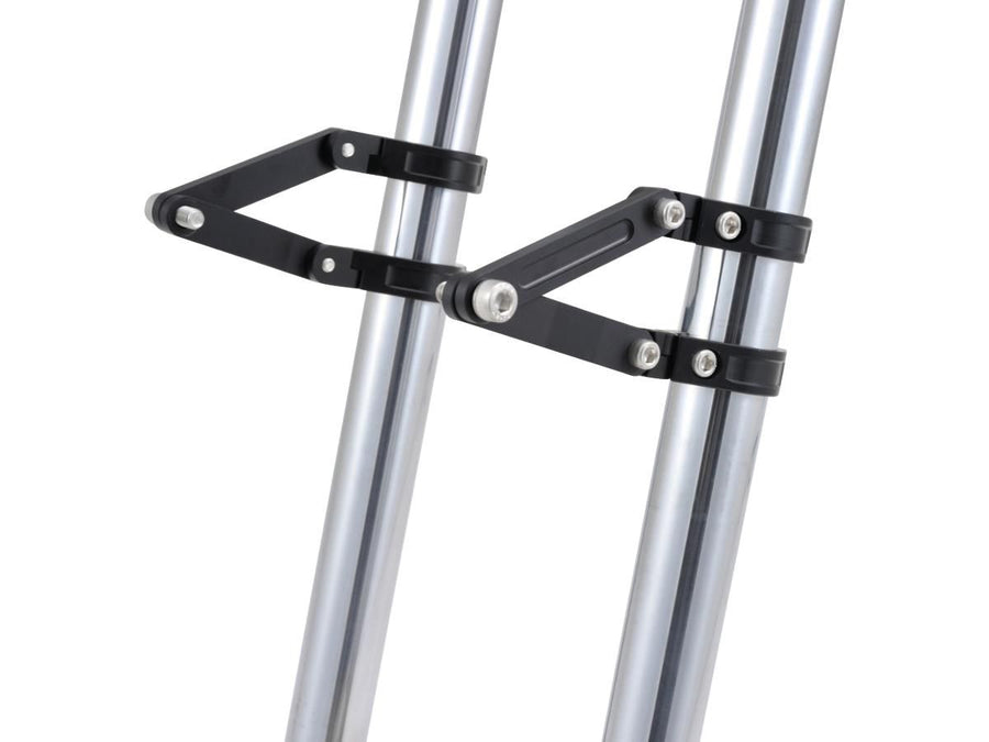 Harley Davidson – Verstellbare CNC Scheinwerferhalterung 41mm Gabelmontage Schwarz