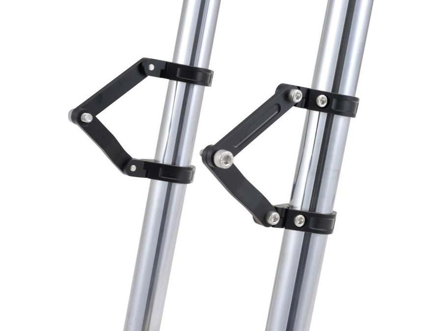 Harley Davidson – Verstellbare CNC Scheinwerferhalterung 41mm Gabelmontage Schwarz