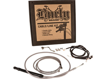 Harley Davidson FLHRXS [2021-2025] – 14" Gorilla Bar Kabelsatz Edelstahl klar …