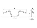 Harley Davidson Sportster [1982-2020] – 1 1/4" Beach Bar Lenker Nicht-Gedimmt 3-Loch-5