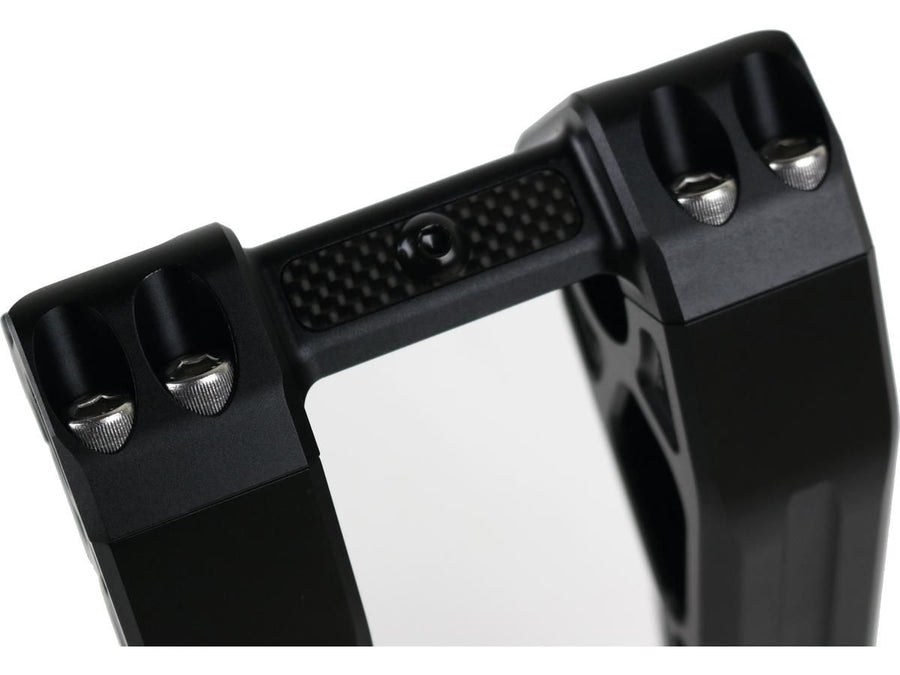 Harley Davidson Sportster [1985-2020] – 6" Universal Fastback Risers Schwarz Eloxiert