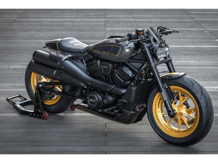 Harley Davidson Sportster S RH1250S [2021-2025] – SP-S Windschutzscheiben-Kit Schwarz