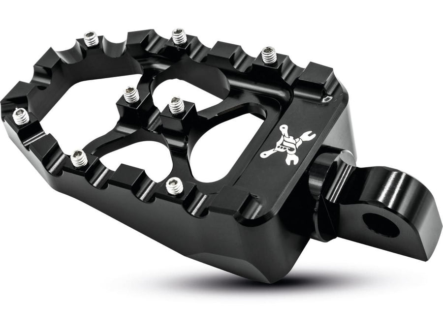 Harley Davidson Sportster [1991-2020] -MX Evolution Footrests Black Anodized