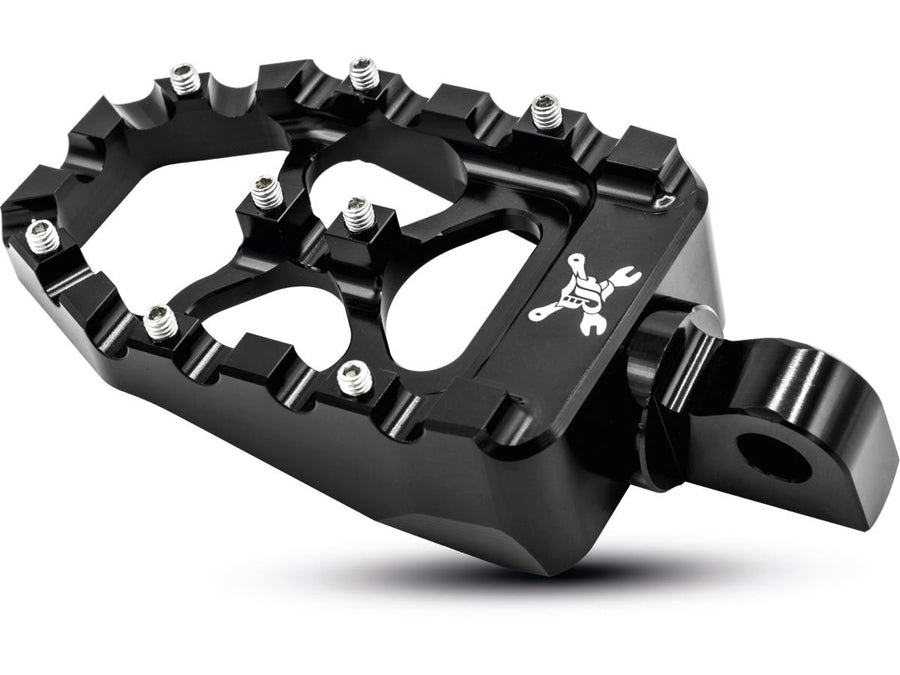 Harley Davidson Sportster [1991-2020] -MX Evolution Footrests Black Anodized