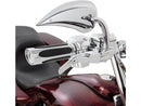Harley Davidson FLHXSE [2023-2025] – Deep Cut Komfortgriffe Chrom 1" Gaszug per Draht-5
