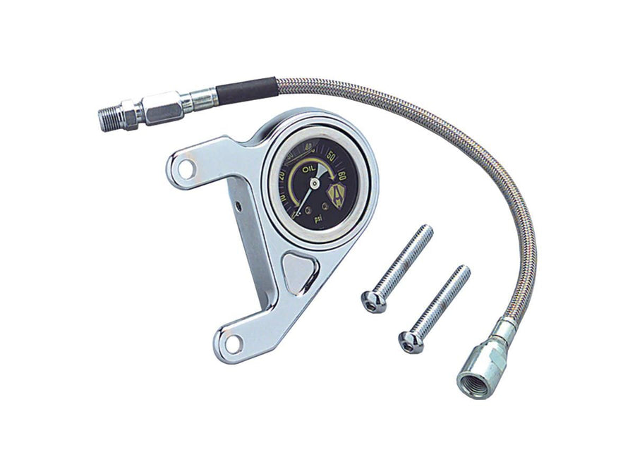 Harley Davidson Dyna [1999-2017] – Radius Öldruckmessgerät-Kit mit Ness-Logo