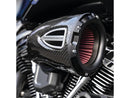 Harley Davidson Softail [2016-2017] – C4-Serie Luftfilter Glanz Carbon Schwarz Ops-1