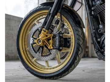 Harley Davidson Dyna [2000-2017] -Rund 340 mm flytande bromsskiva vegas svart