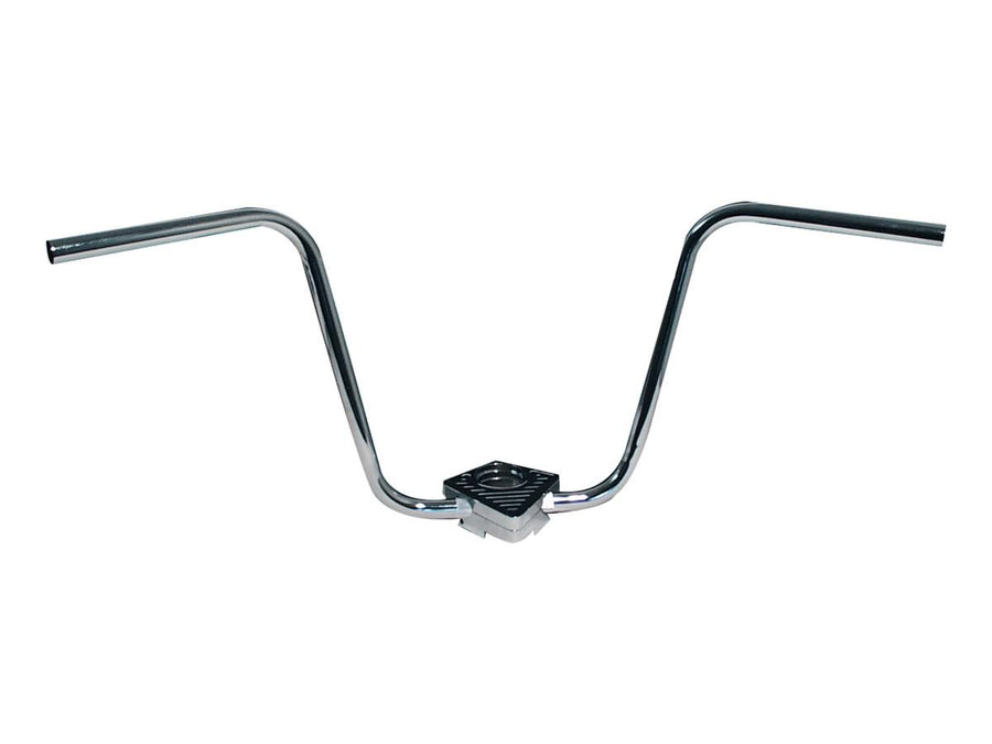 Harley Davidson – 400 Ape Hanger Lenker mit Dellen, 3-Loch Chrom, 1" Throttle By Wire