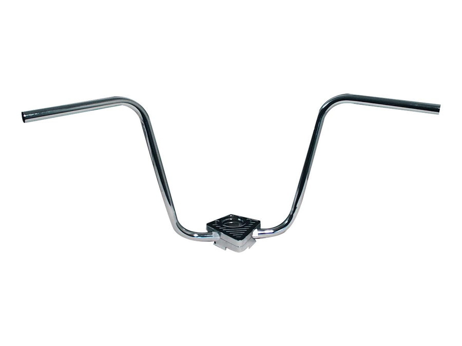 Harley Davidson – 400 Ape Hanger Lenker mit Dellen, 3-Loch Chrom, 1" Throttle By Wire