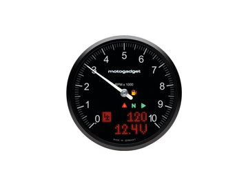 Harley Davidson - Motoscope Chronoclassic 2.0 Instrumentskala: 10.000 rpm; - 0