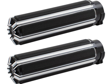 Harley Davidson Scout [2015-2024] – 10-Gauge Griffe Schwarz 7/8" Eloxiert Gaszug per