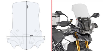 TRIUMPH TIGER 900 [2020-2022] - Vindruta för Tiger 900 Rally