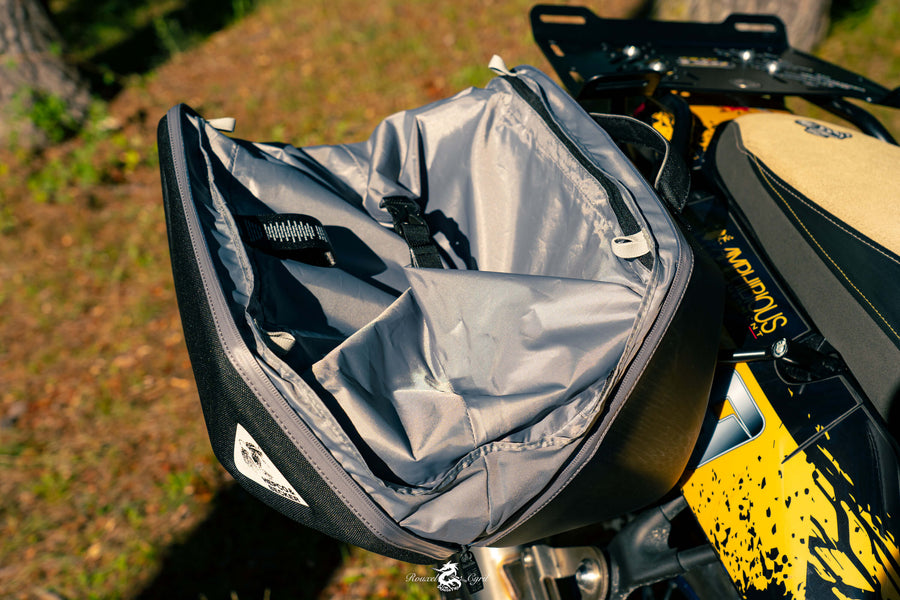 Motorradtasche [Hepco & Becker] - Royster Speed Seitentaschen gelb, Set – C-Bow
